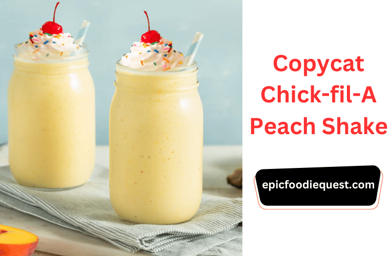 Copycat Chick-fil-A Peach Shake